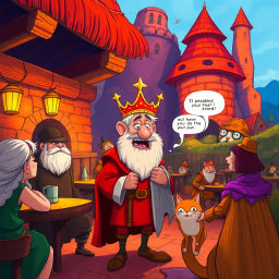 Quest for the Quirky Crown - Text-based game
