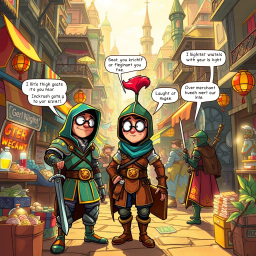 Whose Gear Is It Anyway? - Text-based game