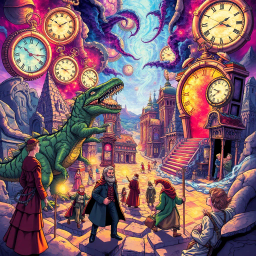 Chronochaos: Who's Time Is It Anyway? - Text-based game