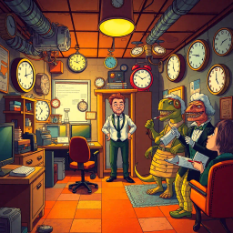 Chronochaos: Who's Time Is It Anyway? - Text-based game
