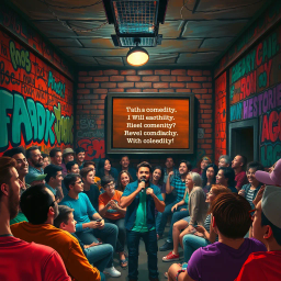 Lies & Laughs: The Improv Chronicles - Text-based game