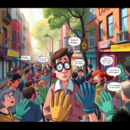 Whose Glove Is This? - Text-based game