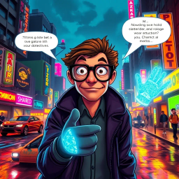 Whose Glove is This? - Text-based game