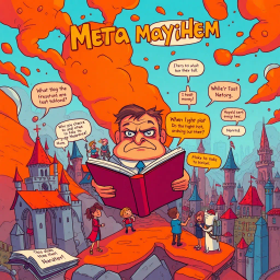 Metamayhem: Whose Adventure Is It Anyway? - Text-based game