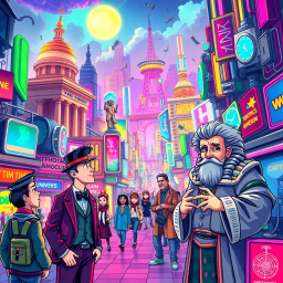 Chrono-Capers: Who's Time Is It Anyway? - Text-based game