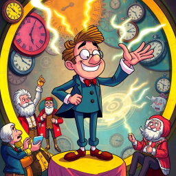 Chrono-Caper: Who's Time is it Anyway? - Text-based game