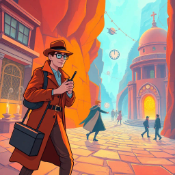 ChronoChase: Whose Time Is It Anyway? - Text-based game