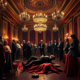Whodunit: The Mysterious Gala - Text-based game