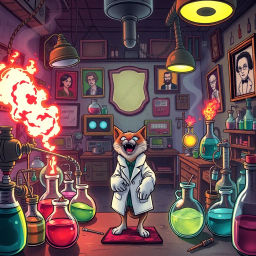Whose Lab Is It Anyway? - Text-based game