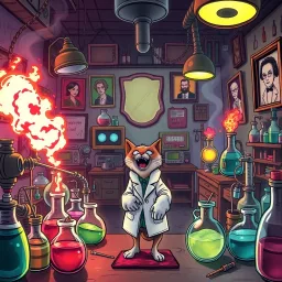 Whose Lab Is It Anyway? - Text-based game