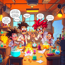 Lab Rumble: Whose Lab Is It Anyway? - Text-based game