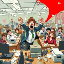 Office Chaos - Text-based game
