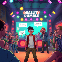 Reality Rumble: Whose Adventure is it Anyway? - Text-based game