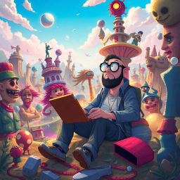 The Great MetaQuest: Whose Adventure Is It Anyway? - Text-based game