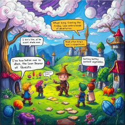 Metamayhem: Whose Quest Is It Anyway? - Text-based game