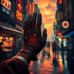 Whose Glove Is This? - Text-based game