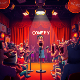 Whose Last Laugh Is It Anyway? - Text-based game