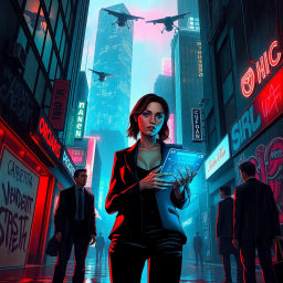 Shadow Profits - Text-based game