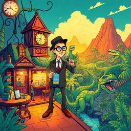 Chronochaser: Who's Time is it Anyway? - Text-based game