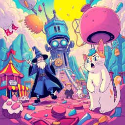 Metamayhem: Whose Adventure is it Anyway? - Text-based game