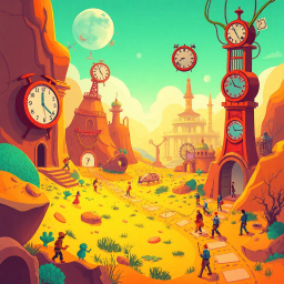 Chrono-Capers: Who's Time Is It Anyway? - Text-based game
