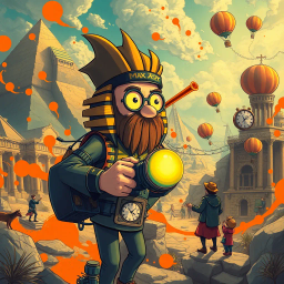 Chrono Clash: Whose Time Is It, Anyway? - Text-based game