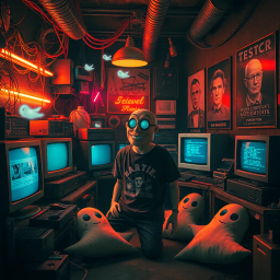 Haunted Byte: Who's This Ghosting Me? - Text-based game