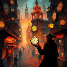 Chrono-Capers: Who's Time Is It Anyway? - Text-based game