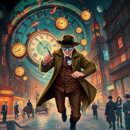 ChronoChase: Whose Time Is It Anyway? - Text-based game