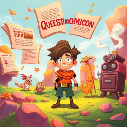 Questonomicon: Whose Quest Is It Anyway? - Text-based game