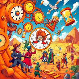Chrono Clash: Whose Time Is It Anyway? - Text-based game