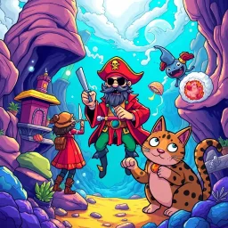 Metamayhem: Whose Adventure Is It Anyway? - Text-based game