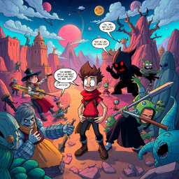 Reality Rumble: Whose Adventure Is It Anyway? - Text-based game