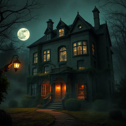 Whose Haunt Is This? - Text-based game