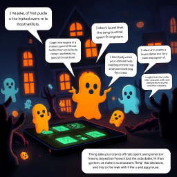 Haunted Bytes: Who's This Ghosting Me? - Text-based game