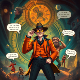 ChronoChaser: Whose Time Is It Anyway? - Text-based game