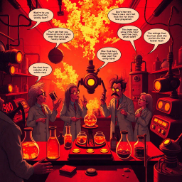 Lab Rumble: Whose Lab Is It Anyway? - Text-based game