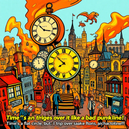 ChronoCrack: Whose Time Is It Anyway? - Text-based game
