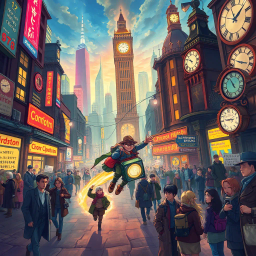 ChronoChaser: Whose Time Is It Anyway? - Text-based game