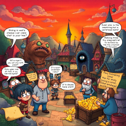 Chronicles of the Clueless: Whose Quest is it Anyway? - Text-based game