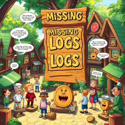 Log Jam: Who's Logs Are These, Anyway? - Text-based game