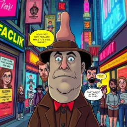 Whose Face Is This Anyway? - Text-based game
