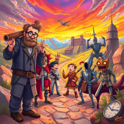 Chronocrack: Whose Time Is It Anyway? - Text-based game