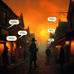 Whose Hellos Are These Anyway? - Text-based game