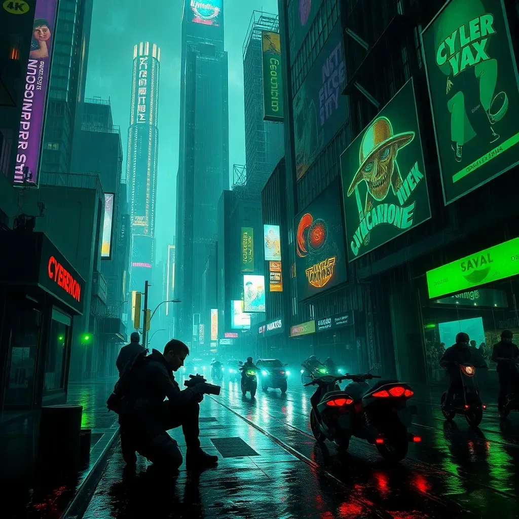Cyberpunk Bounty Hunter Chronicles