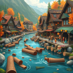 Log Jammin' - Text-based game