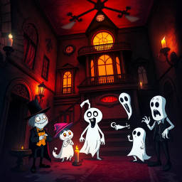 Whose Haunt Is This? - Text-based game