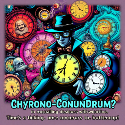 Chrono-Conundrum: Who's Ticking? - Text-based game