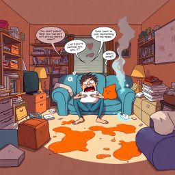 Whose Mess Is This Anyway? - Text-based game