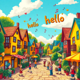 Whose Hellos Are These, Anyway? - Text-based game